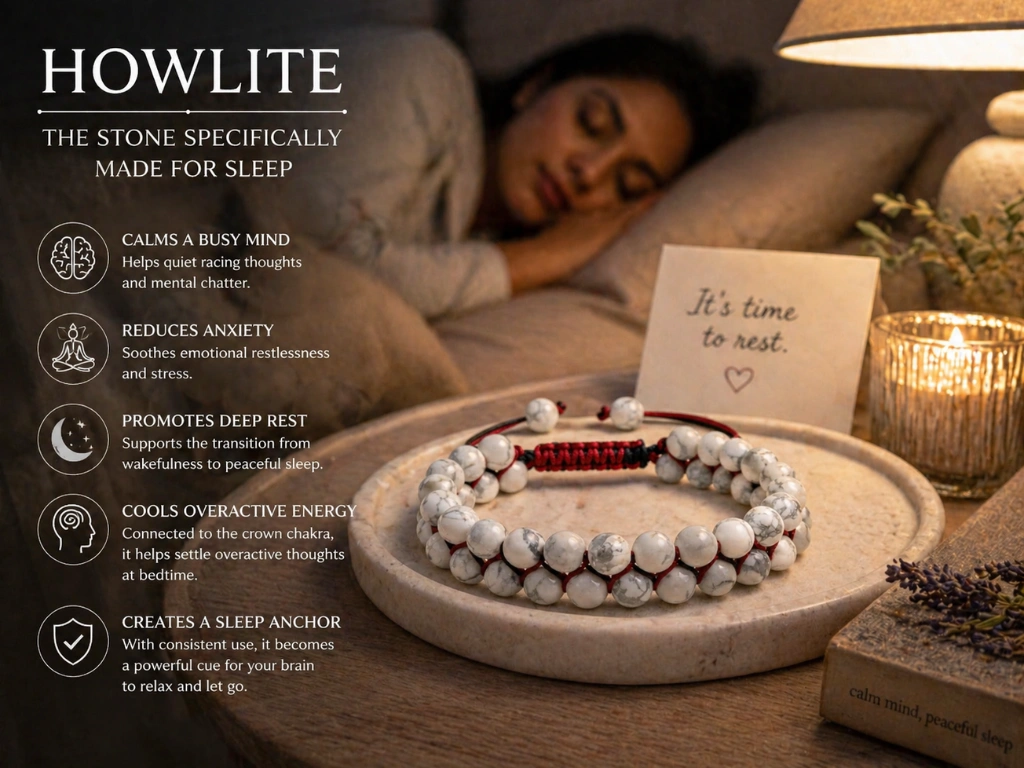 howlite- stone that helps with better sleep